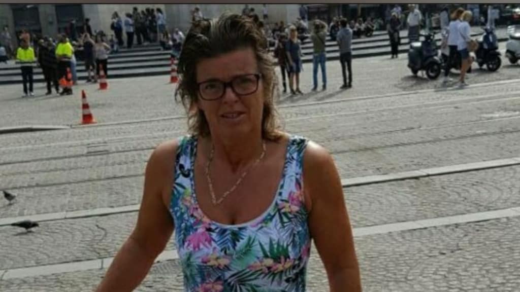 Jacky vóór de amputatie.